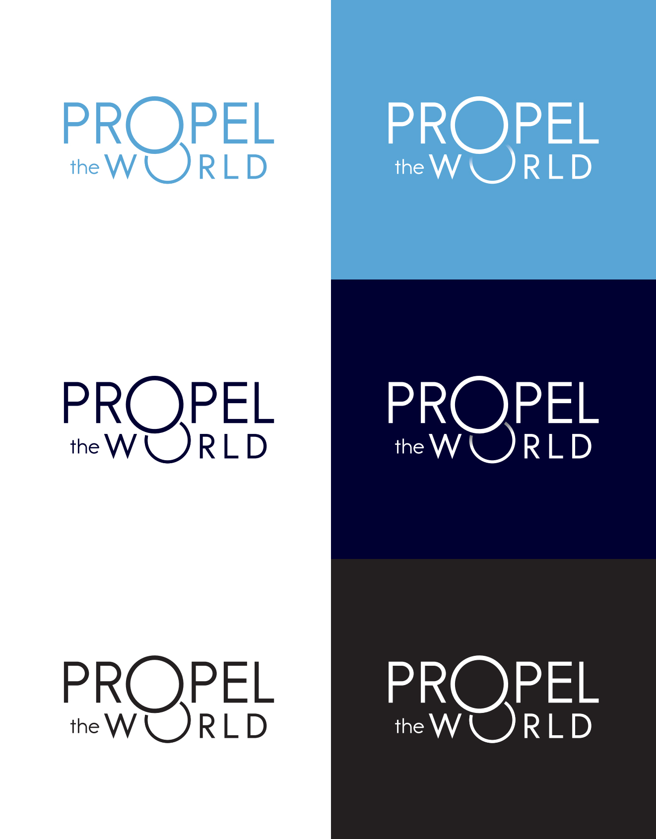 Branding: Propel the World logotypes