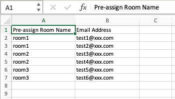 zoom preassign CSV