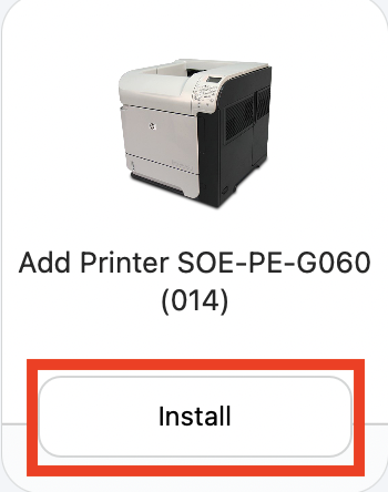 Install Printer