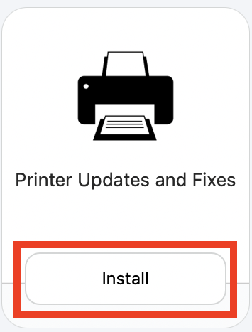 Printer Updates and Fixes Icon